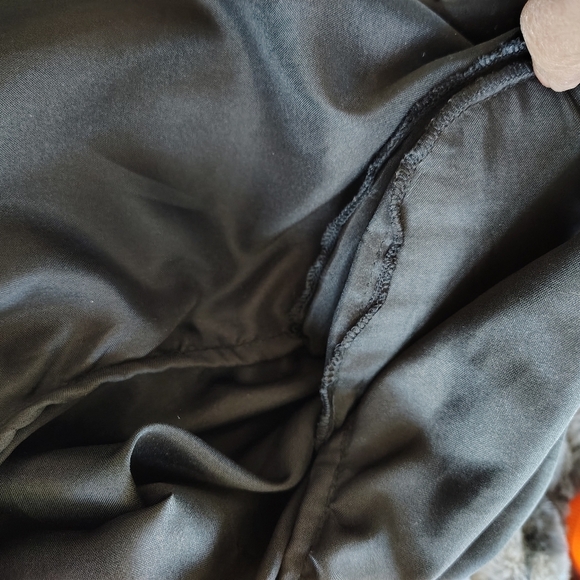 Laurence Kazar Black Beaded Cocktail Jacket VIntage Silk M - Picture 10 of 14